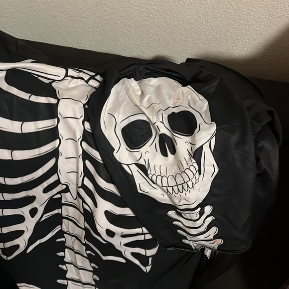 Men Skeleton Jumpsuit with Mask - Picture 2 of 2